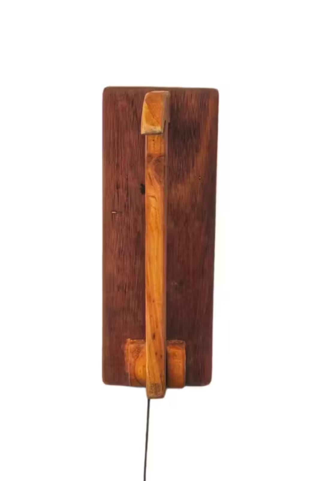 wooden hammer calling bell