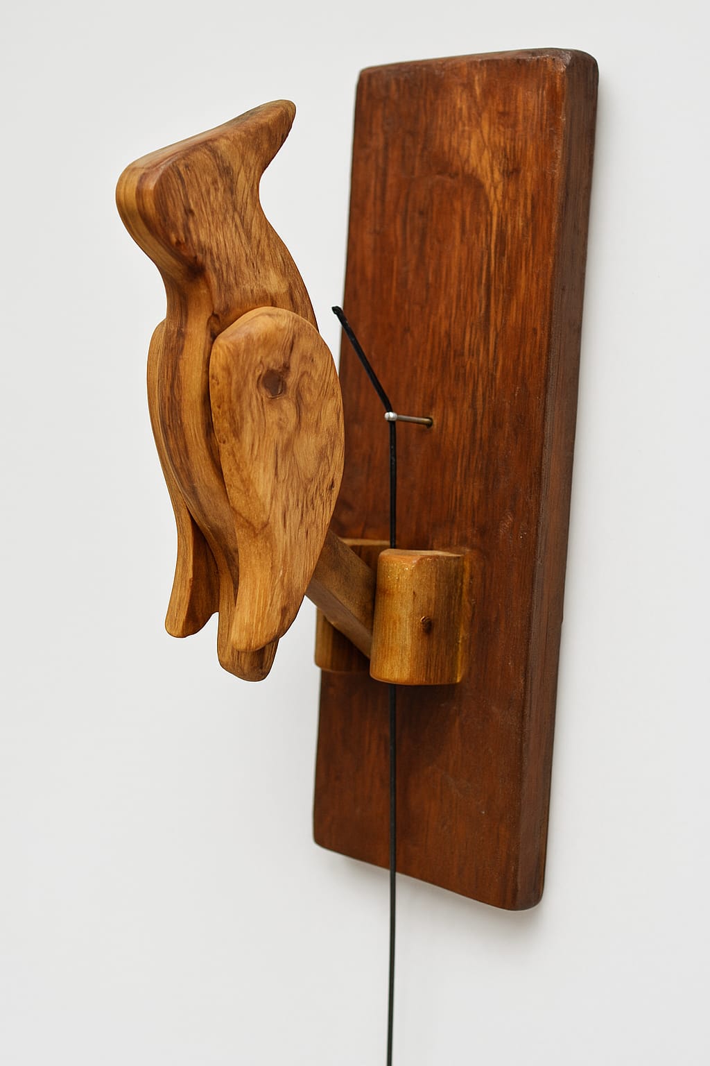 woodpecour wooden calling bell