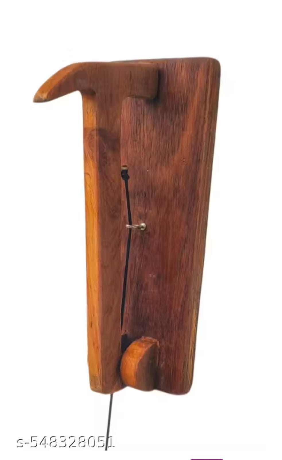 wooden hammer calling bell
